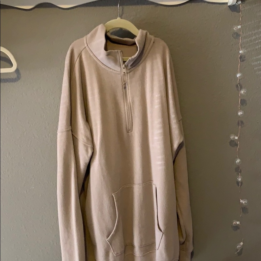aerie quarter zip with pocket.